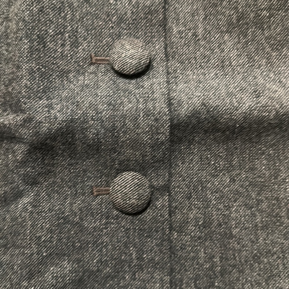 Ann Taylor Loft, Mini, Brown, 4-Button Skirt - Picture 4 of 4